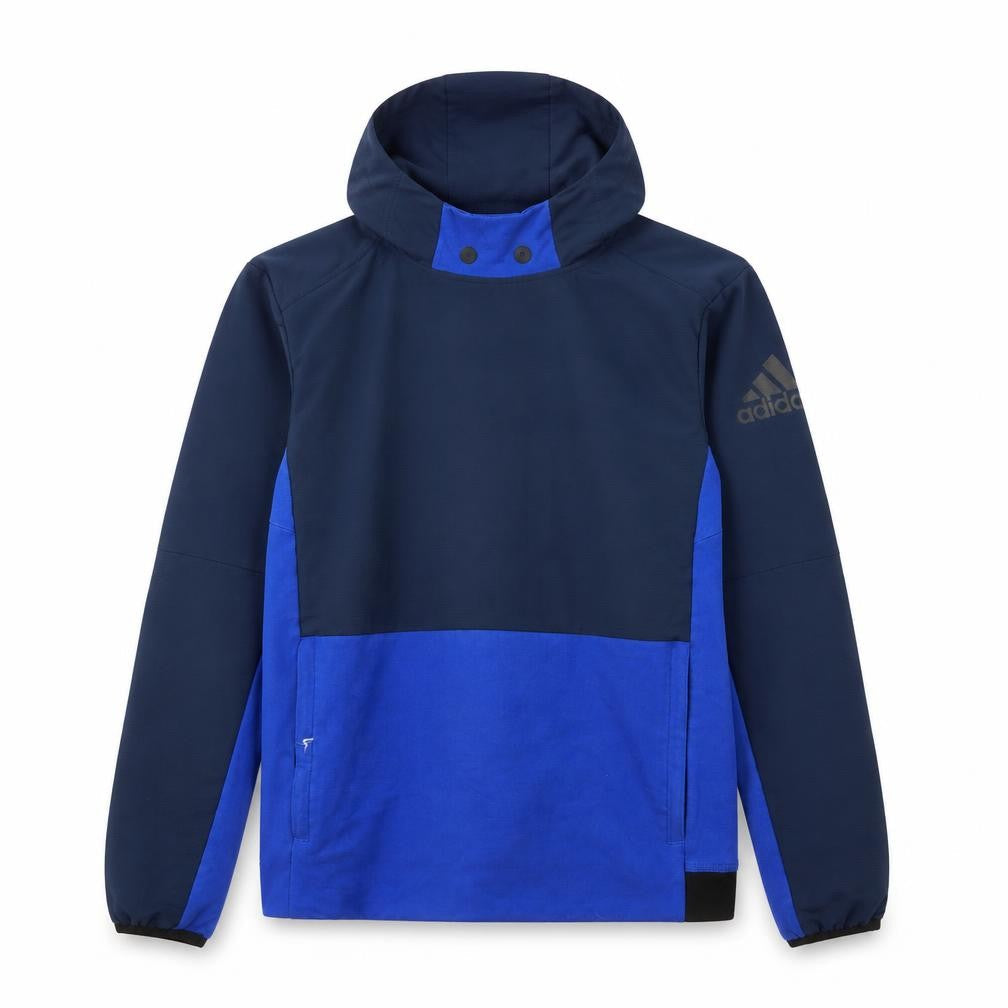 Mens UK Size S adidas Blue Pullover Hoodie