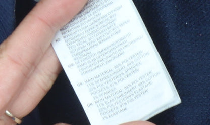 Adidas Men's Blue Pullover Hoodie S with Logo