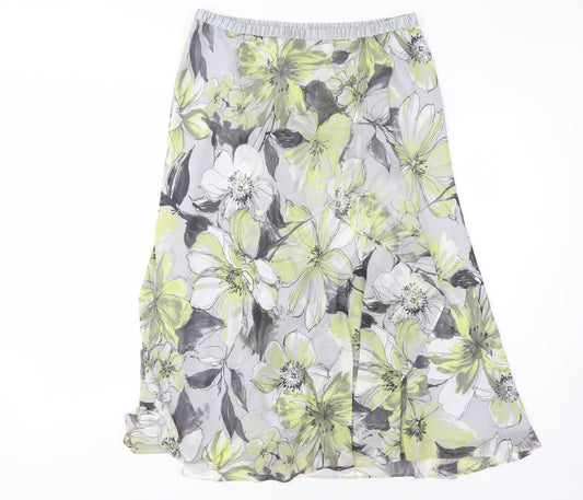 Jacques Vert Women's Floral A-Line Skirt Size 14
