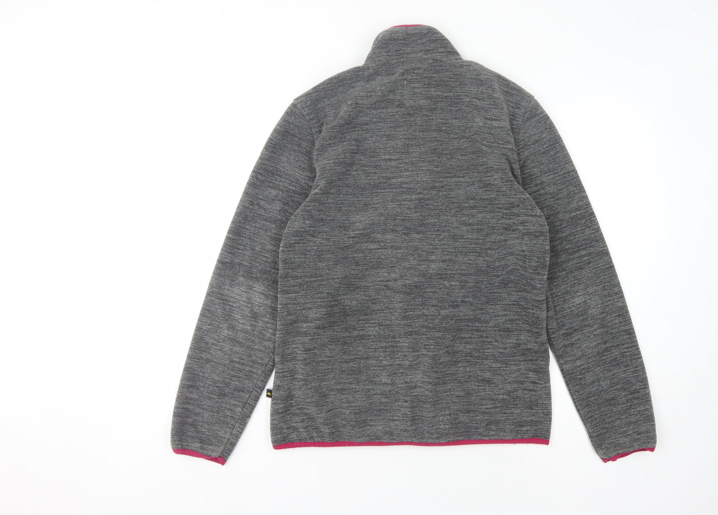 Möberg Women's Grey Fleece Jacket, Size M, Full Zip