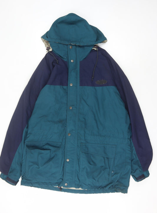 Mens UK Size L Vango Blue Parka Coat