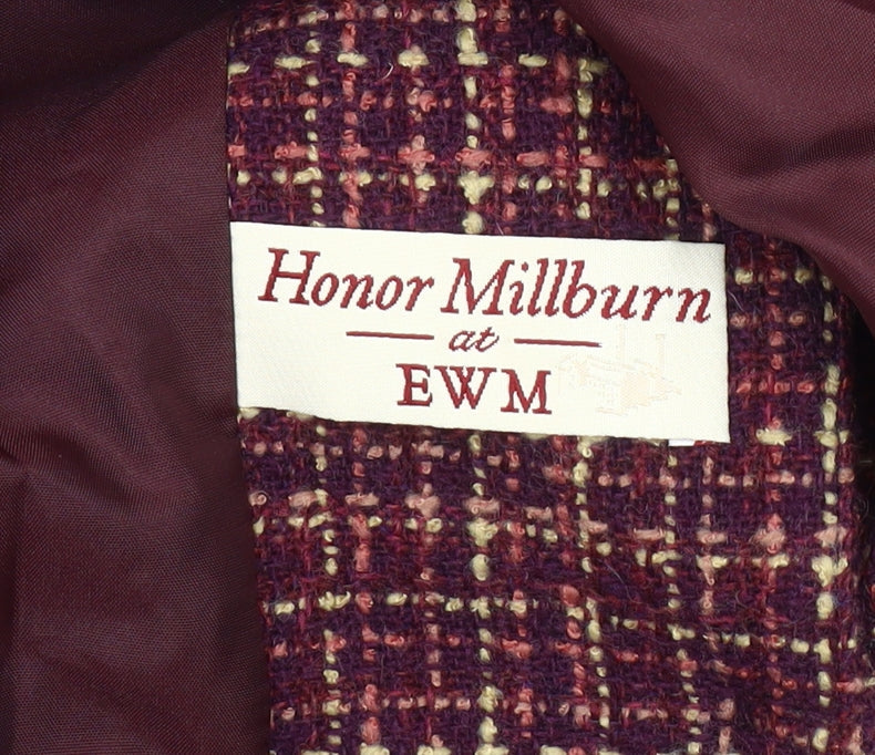 Honor Millburn Women's Multicoloured Check Blazer Size 16