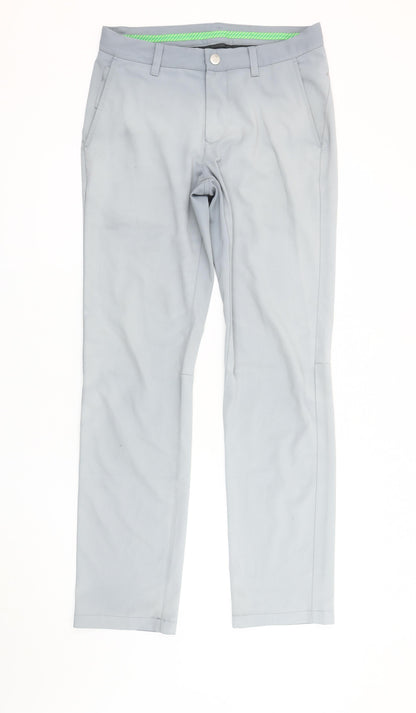 Bonobos Men's Grey Slim Fit Trousers 30/32