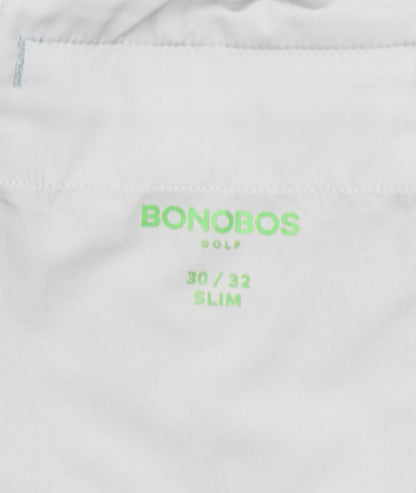 Bonobos Men's Grey Slim Fit Trousers 30/32