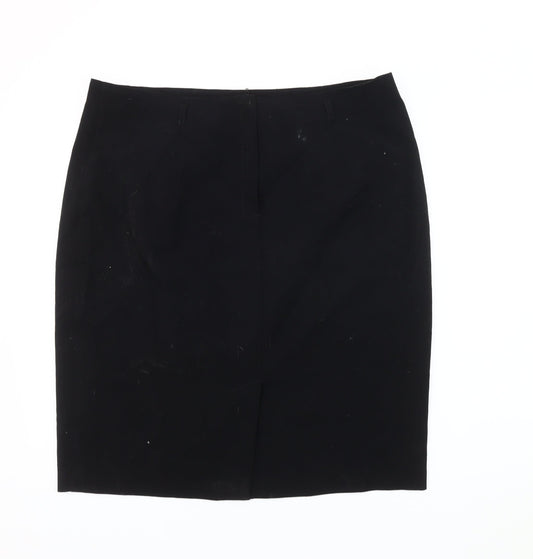 Marks and Spencer Women's Black Pencil Skirt Size 10
