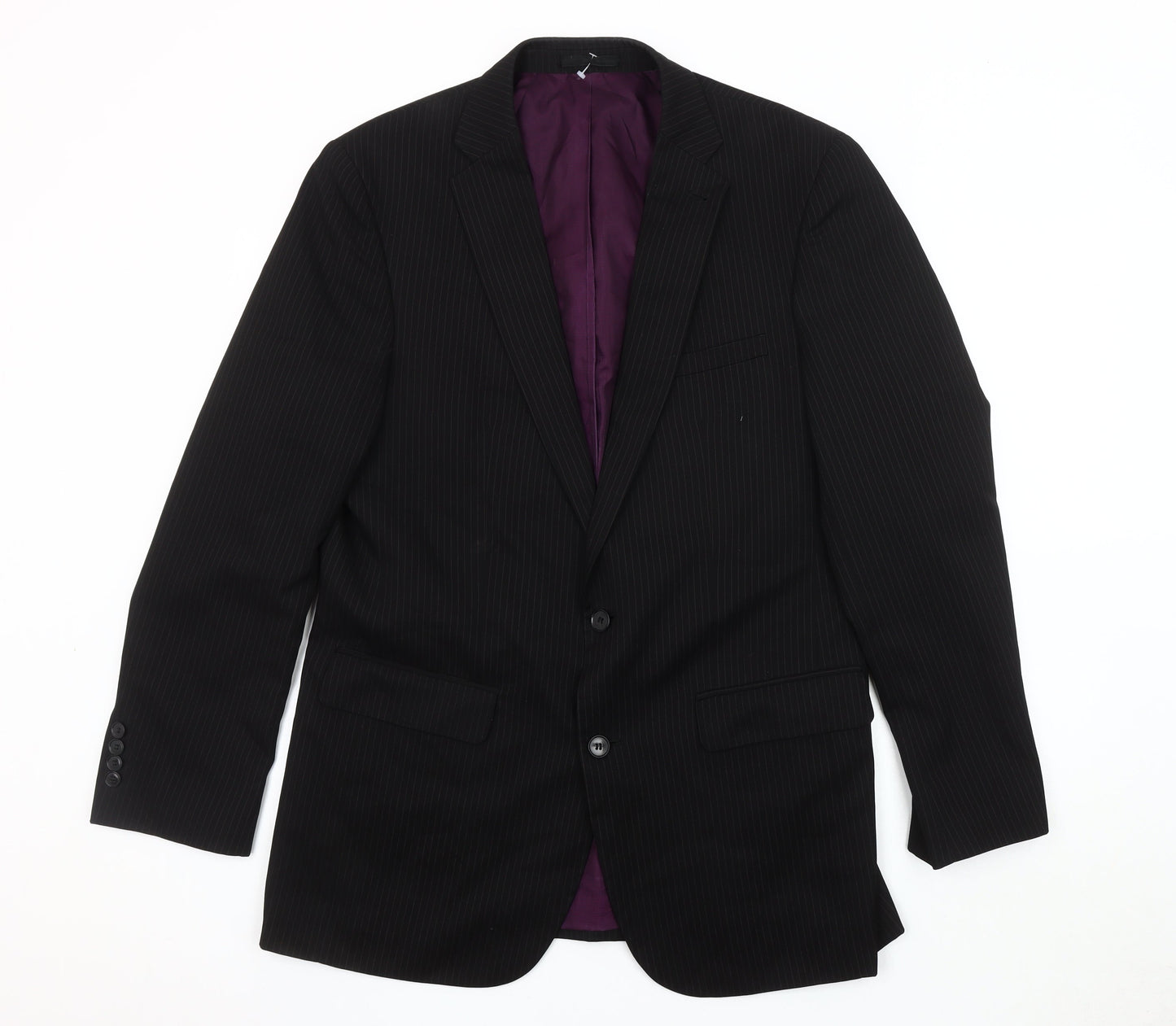 Taylor & Wright Men's Black Striped Blazer 40L
