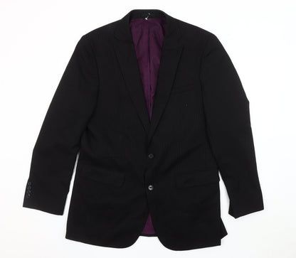 Taylor & Wright Men's Black Striped Blazer 40L