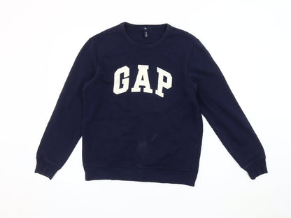 Mens UK Size XS Gap Blue Pullover Sweatshirt