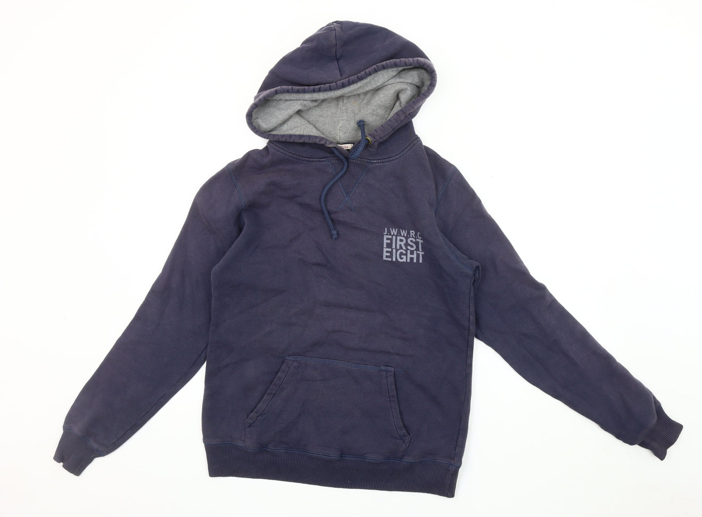 Unisex Adults UK Size 10 Jack Wills Blue Pullover Hoodie