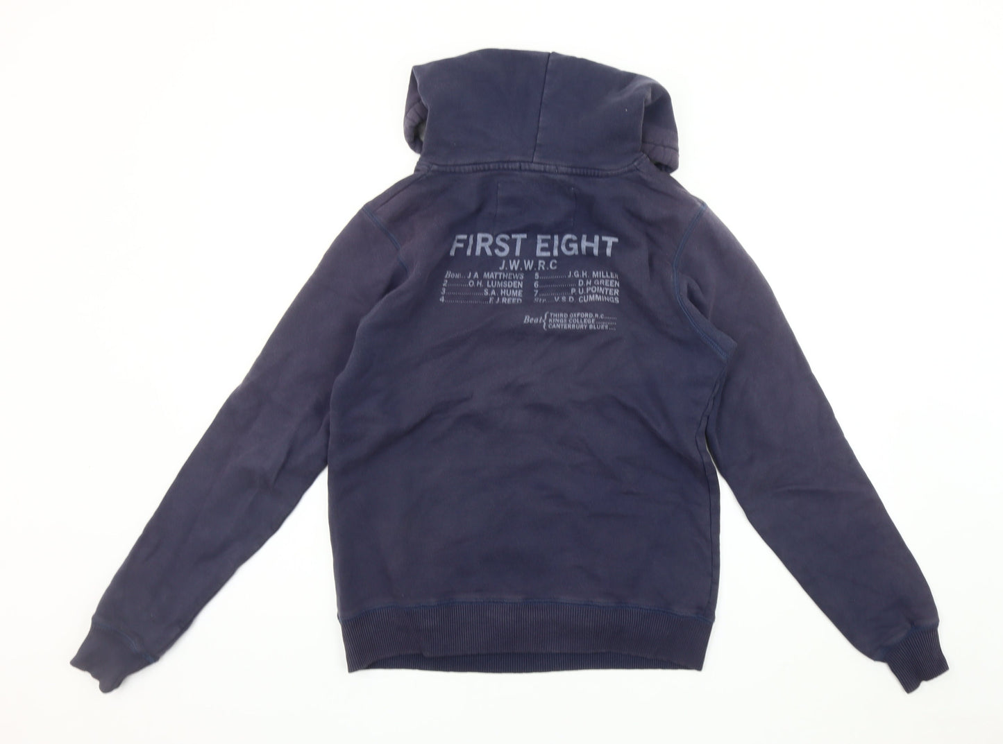 Unisex Adults UK Size 10 Jack Wills Blue Pullover Hoodie
