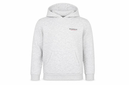 Front view of McKenzie boys’ grey pullover hoodie 12-13 years