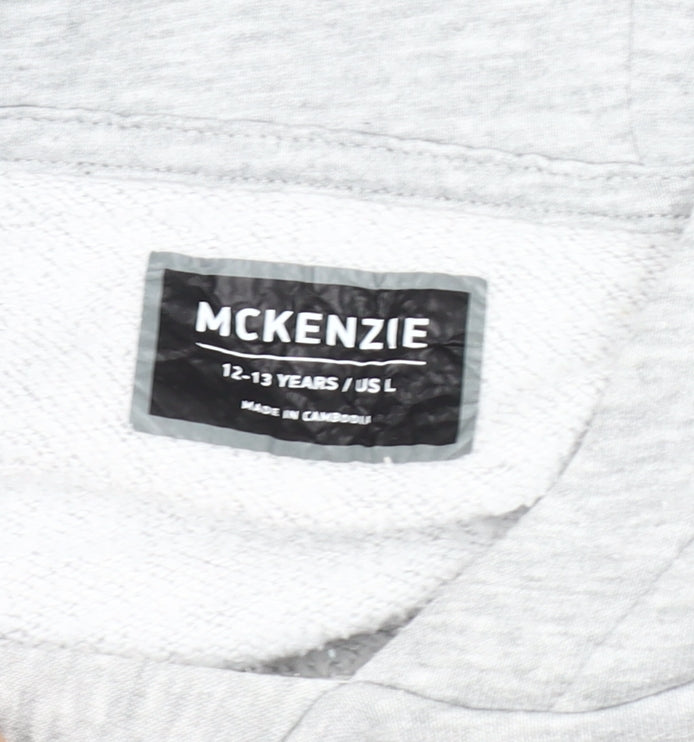 McKenzie Boys Grey Pullover Hoodie 12-13 Years