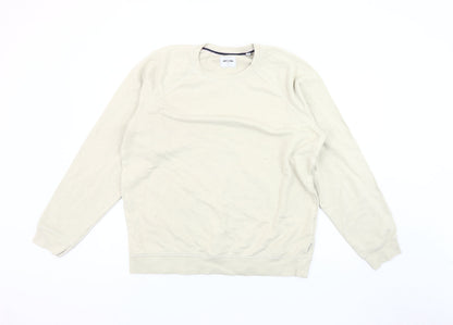 Mens UK Size L ONLY & SONS Beige Pullover Sweatshirt