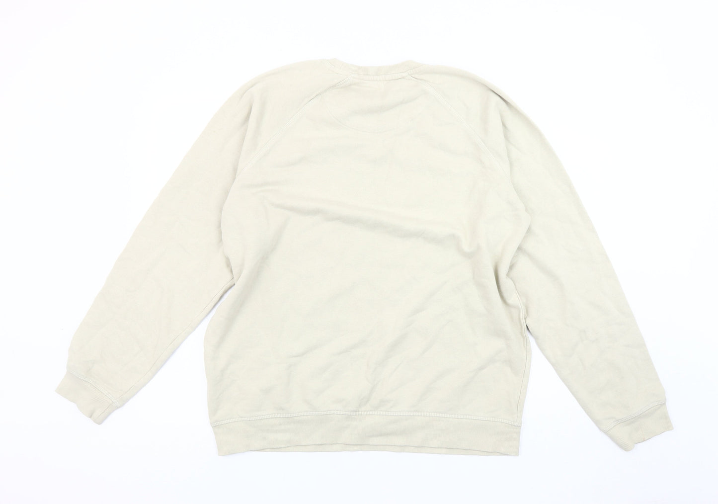 Mens UK Size L ONLY & SONS Beige Pullover Sweatshirt
