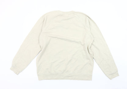 Mens UK Size L ONLY & SONS Beige Pullover Sweatshirt