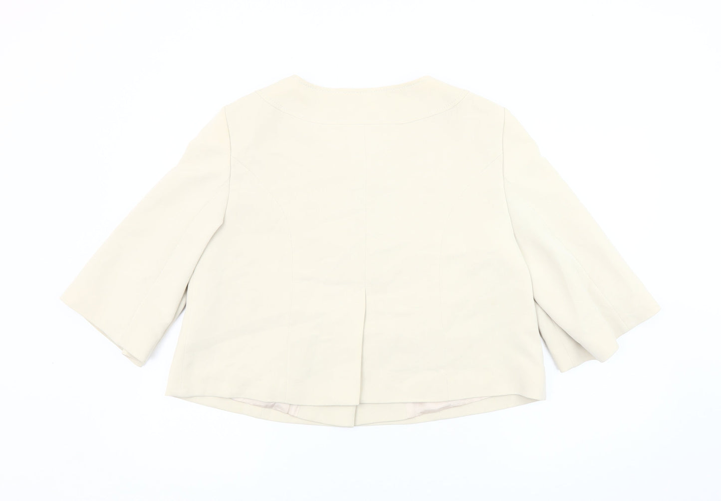 Kaliko Women's Ivory Blazer, Size 14, Lined