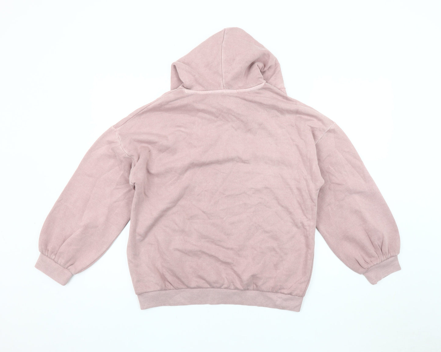 Marks and Spencer Girls Pink Hoodie 12-13 Years Stylish Pullover
