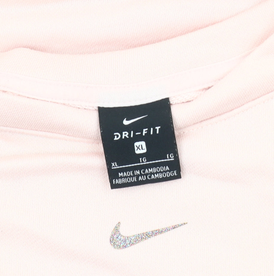 Nike Women's Pink XL Pullover Sweatshirt