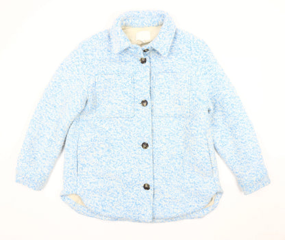 Womens UK Size S H&M Blue Basic Jacket