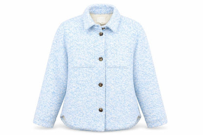 Womens UK Size S H&M Blue Basic Jacket