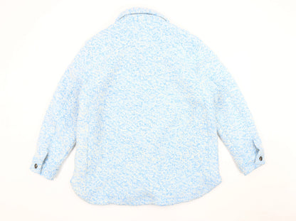 Womens UK Size S H&M Blue Basic Jacket