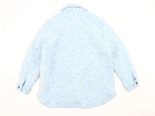 Womens UK Size S H&M Blue Basic Jacket