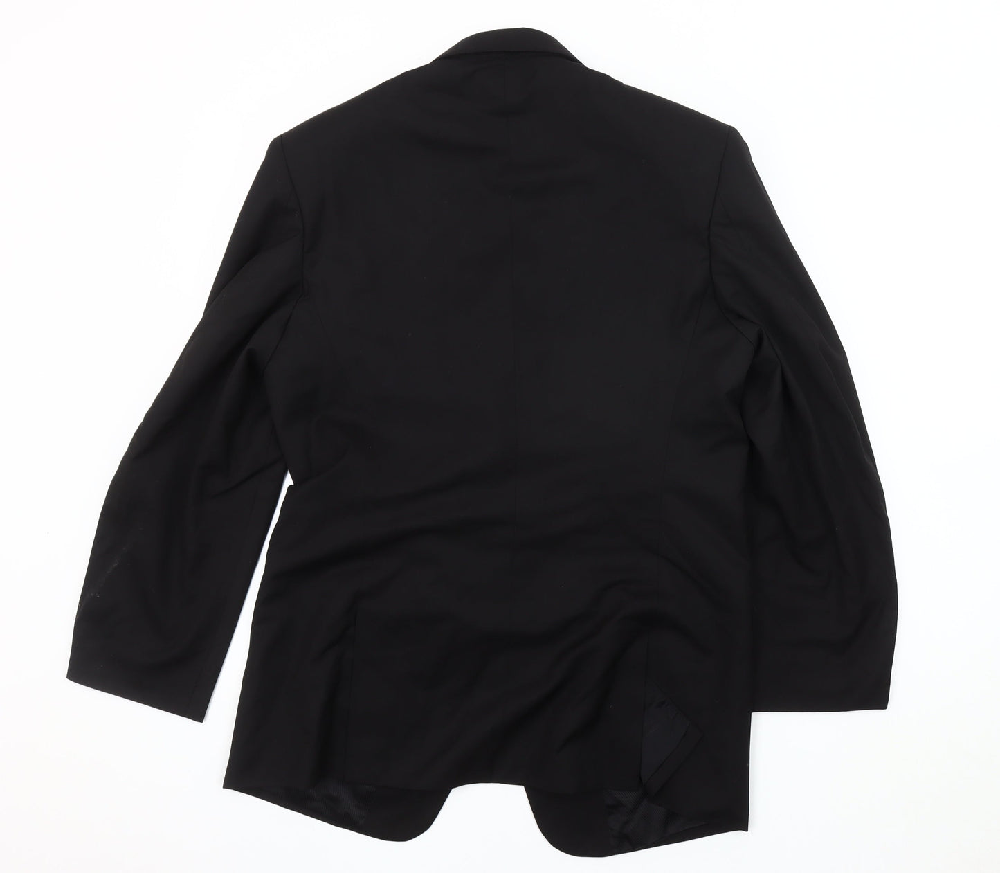 Califord Men's Black Blazer Jacket, Size M, Two-Button