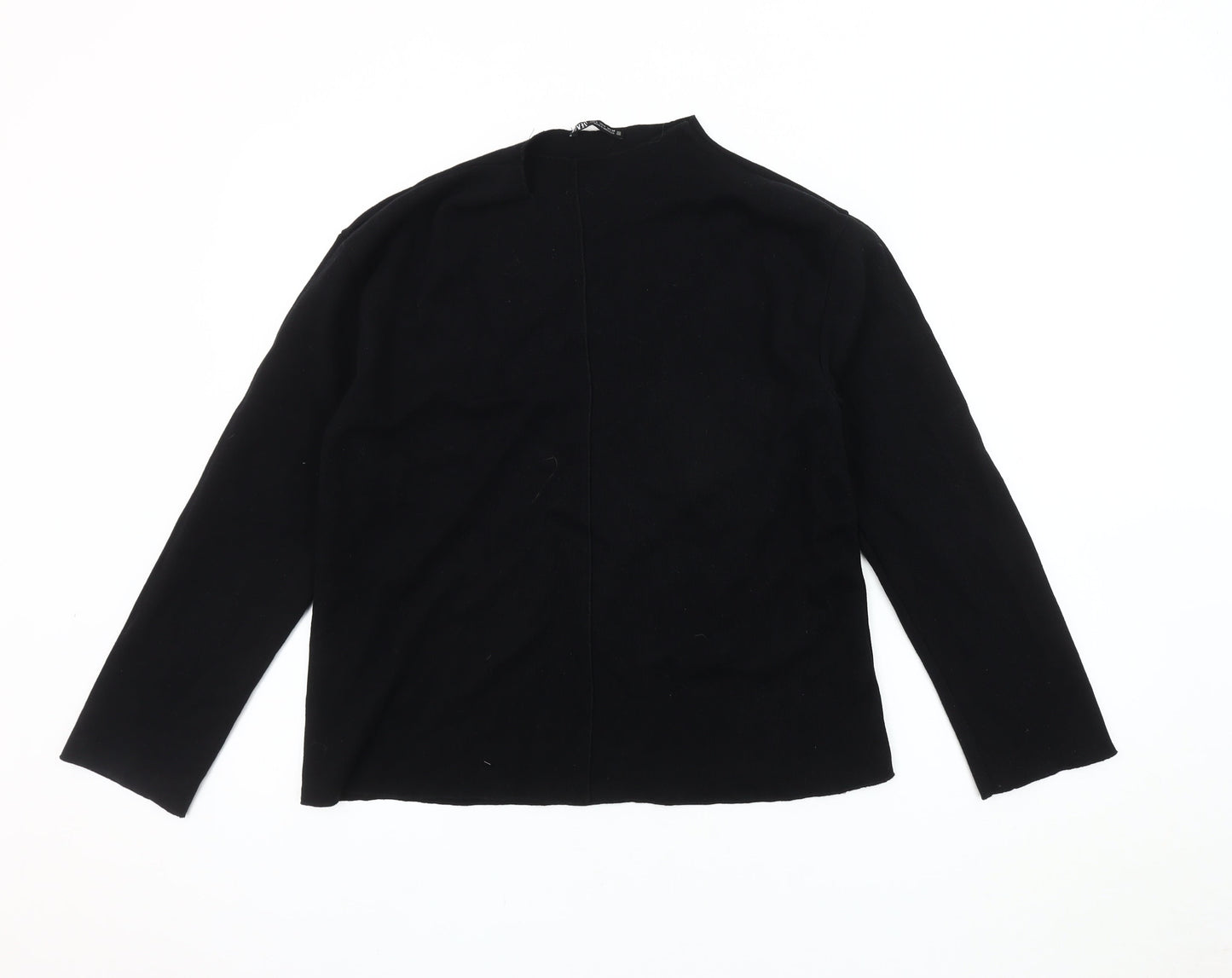 Womens UK Size S Zara Black Pullover Jumper