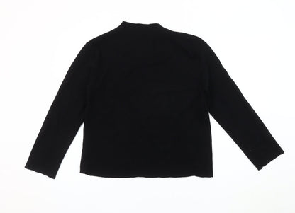 Womens UK Size S Zara Black Pullover Jumper