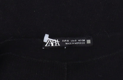 Womens UK Size S Zara Black Pullover Jumper