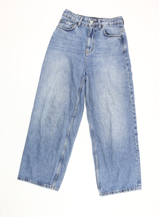 ASOS Men's Blue Wide-Leg Jeans, Size 28, Relaxed Fit