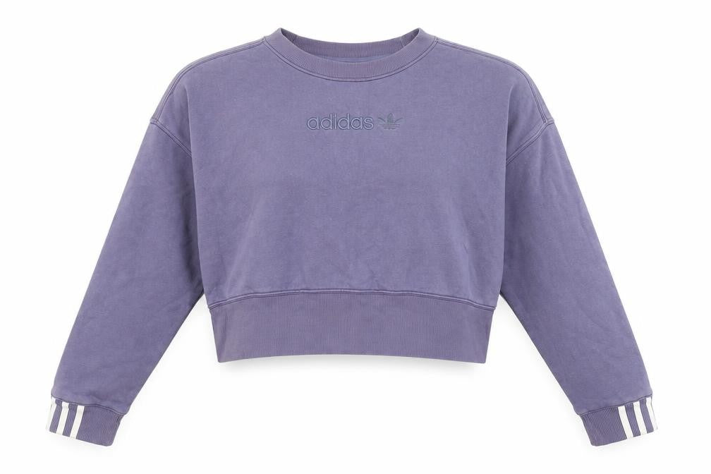 Womens UK Size 12 adidas Purple Pullover Sweatshirt