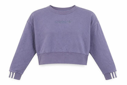 Womens UK Size 12 adidas Purple Pullover Sweatshirt