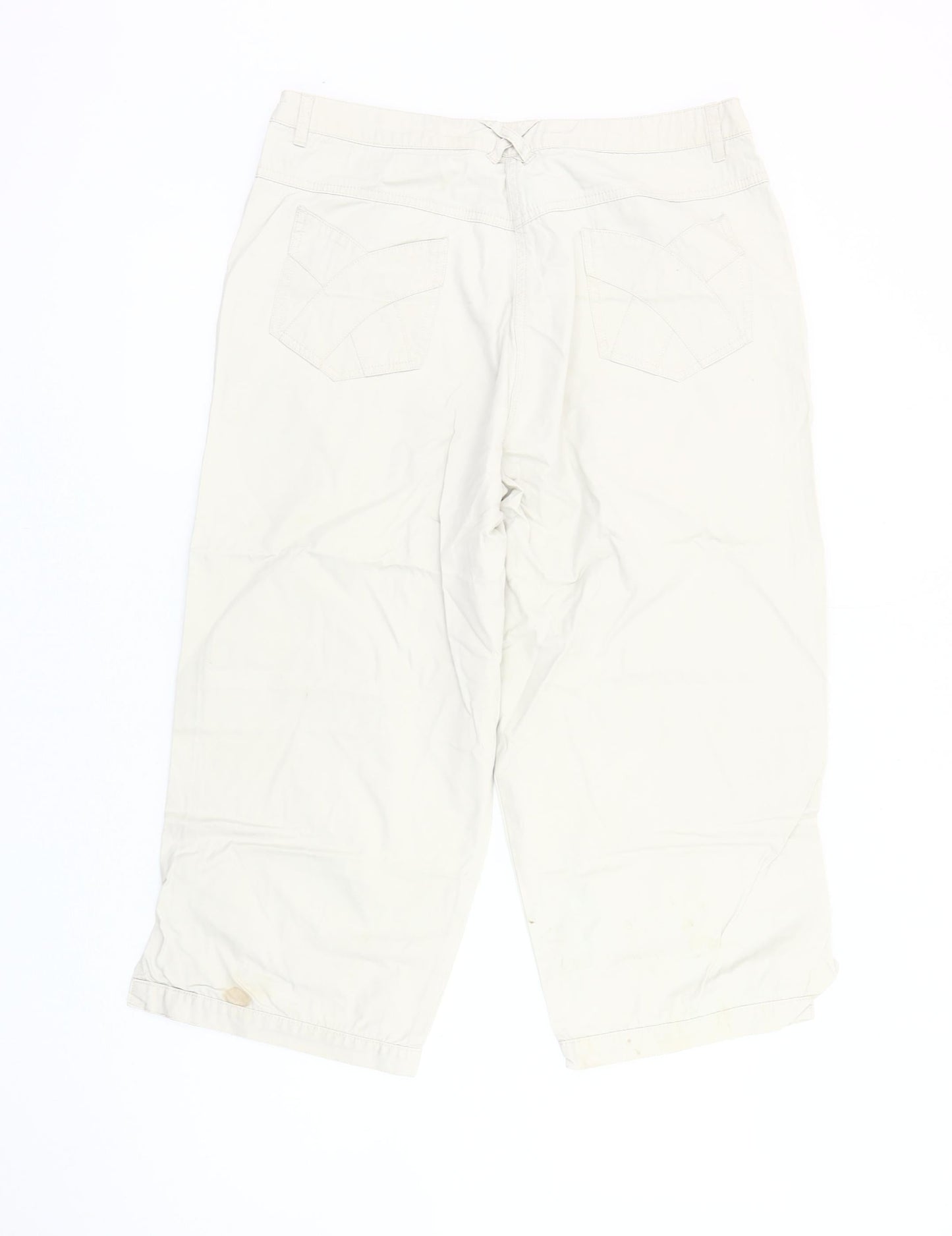 Softwear Women's Ivory Casual Trousers Size 14