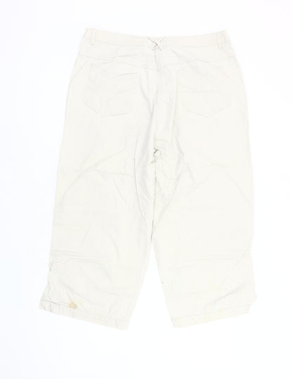 Softwear Women's Ivory Casual Trousers Size 14