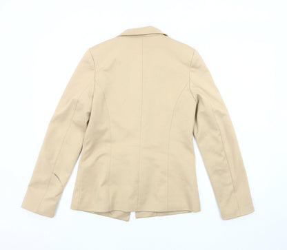 Oasis Beige Women's Blazer Size 10 Long Sleeve