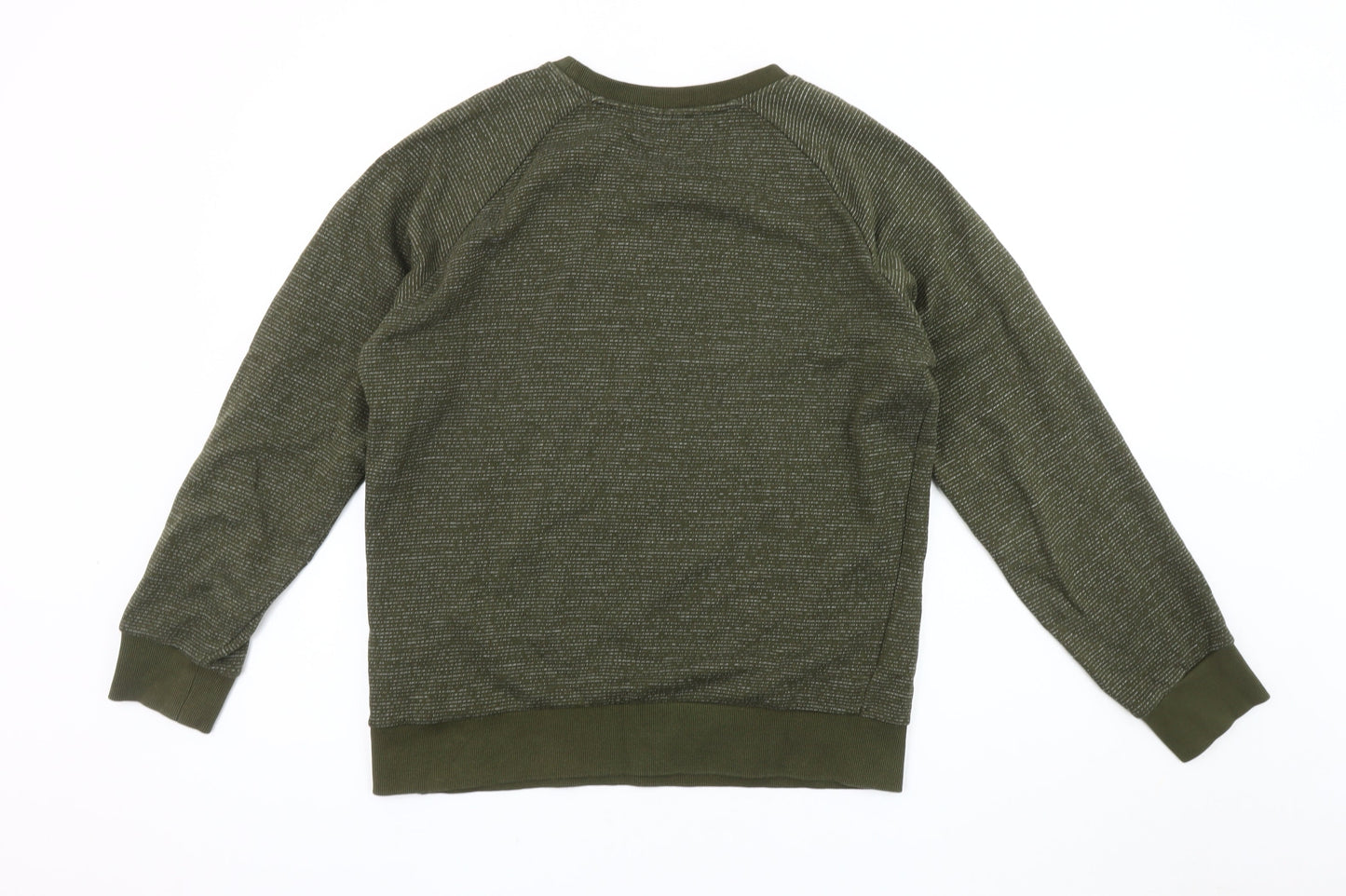 Mens UK Size M JACK & JONES Green Pullover Sweatshirt