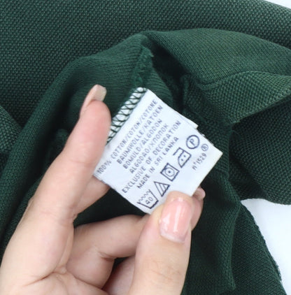 Ralph Lauren Men's Green Long Sleeve Polo S