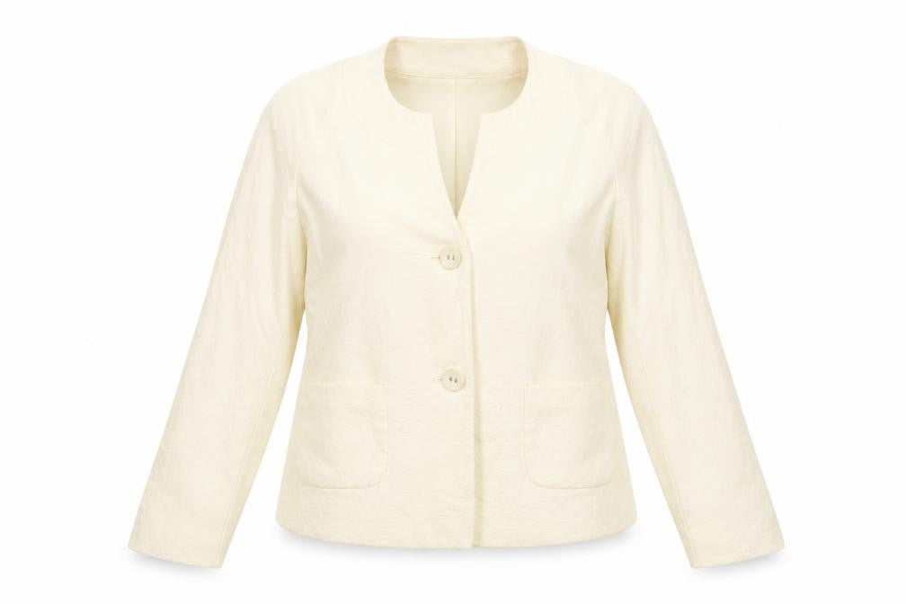 Womens UK Size 20 bm collection Regular Ivory Blazer