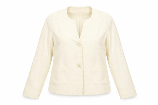 Womens UK Size 20 bm collection Regular Ivory Blazer