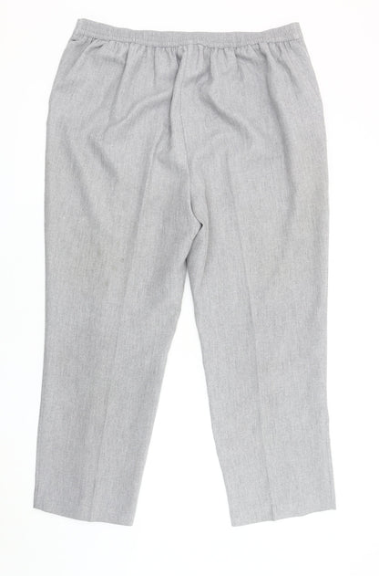 Womens UK Size 20 Honor Millburn Regular Fit  Grey Trousers