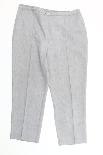 Womens UK Size 20 Honor Millburn Regular Fit  Grey Trousers