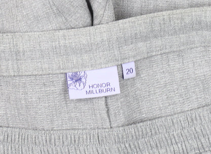 Womens UK Size 20 Honor Millburn Regular Fit  Grey Trousers