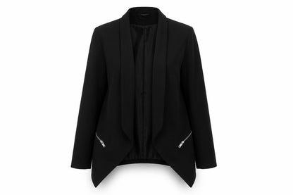 Womens UK Size 4 Divided Regular Black Blazer