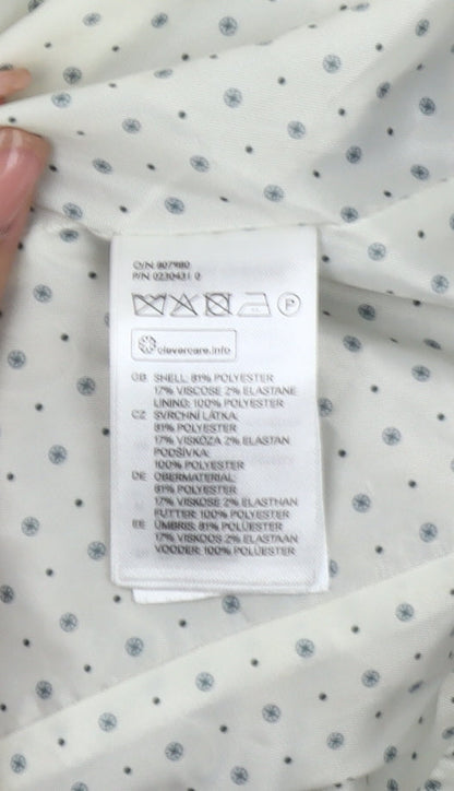 H&M Women's Beige Regular Fit Blazer Jacket UK 8