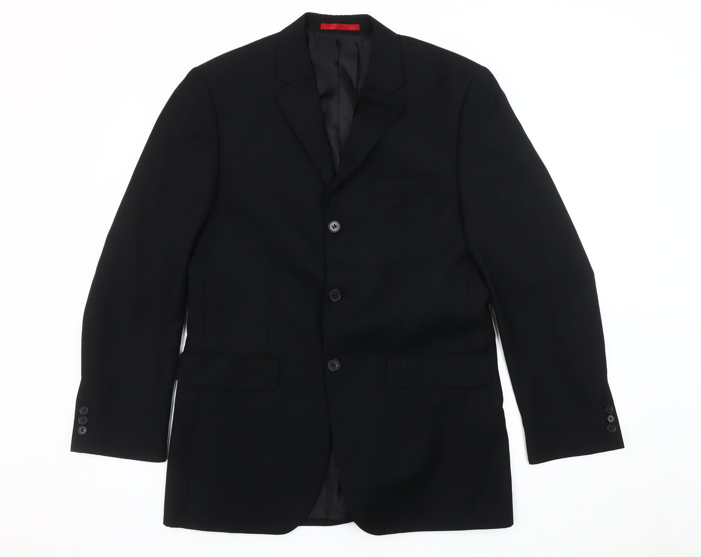 Mens UK Size 38 Burton Regular Black Suit Jacket