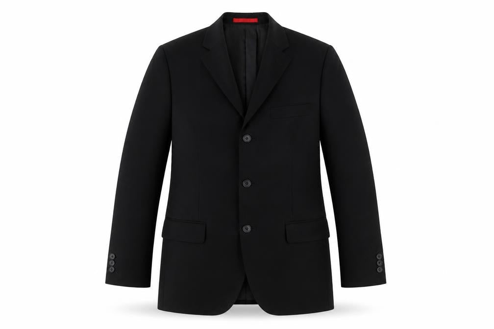 Mens UK Size 38 Burton Regular Black Suit Jacket