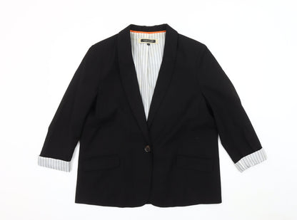 River Island Women's Black Blazer Size 14