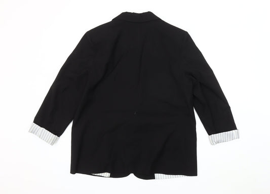 River Island Women's Black Blazer Size 14