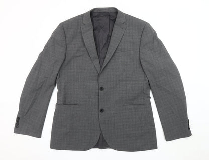 Mens UK Size 42 NEXT Regular Grey Suit Jacket
